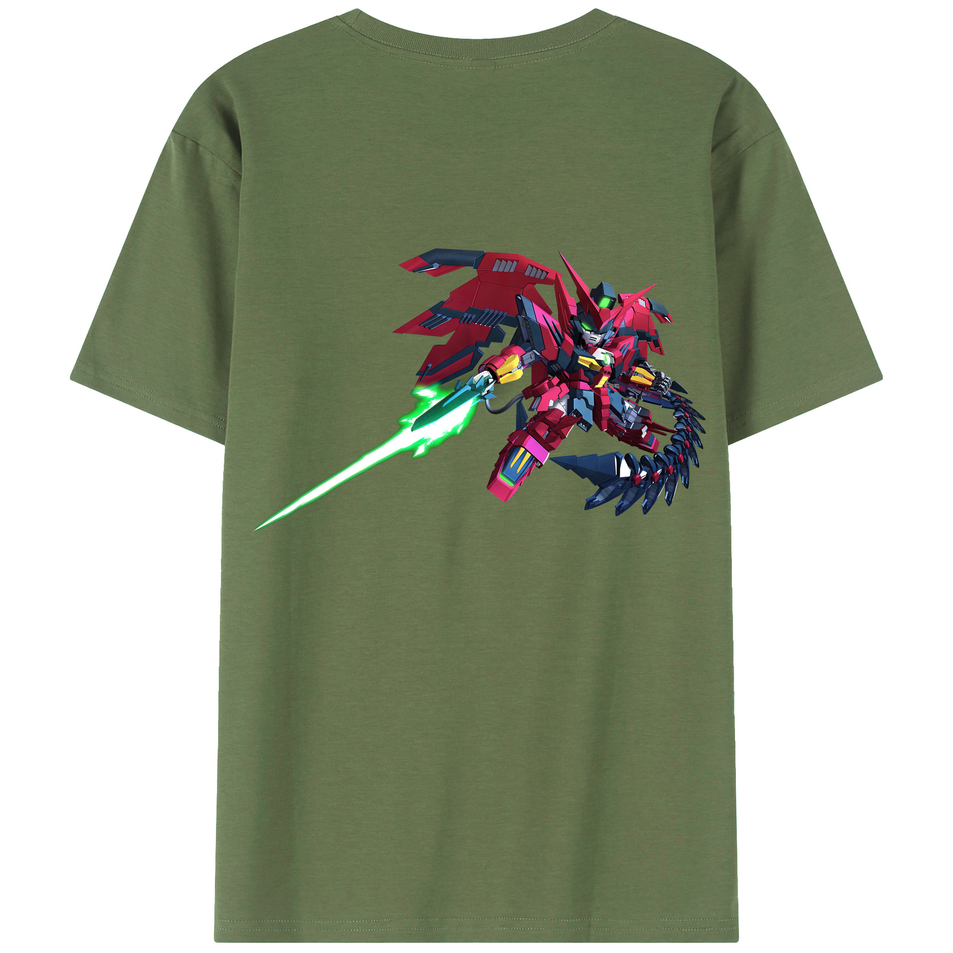 （画像用） 機動戦士ガンダム Mobile Suit Gundam 綿100％ メンズ半袖Tシャツ（バックプリント） 通気性